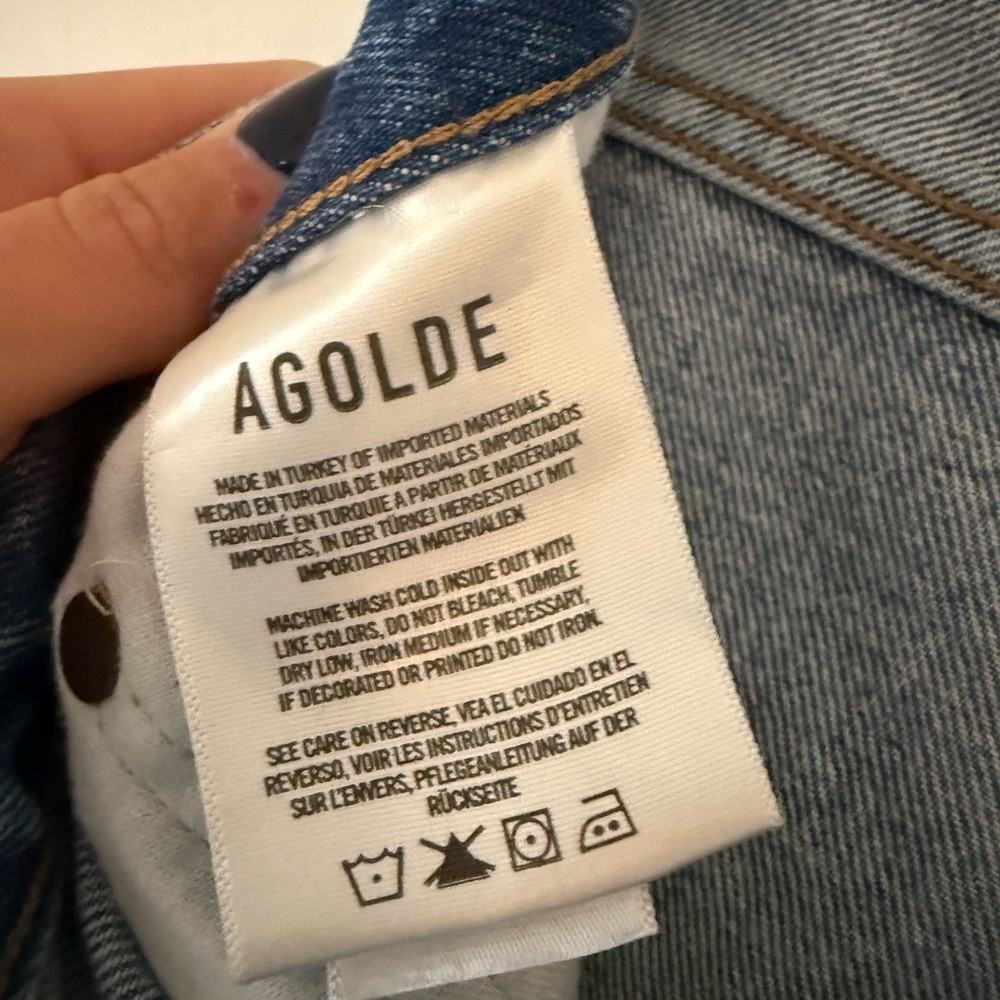 Agolde Riley Crop size 27 jeans - Picture 6 of 8